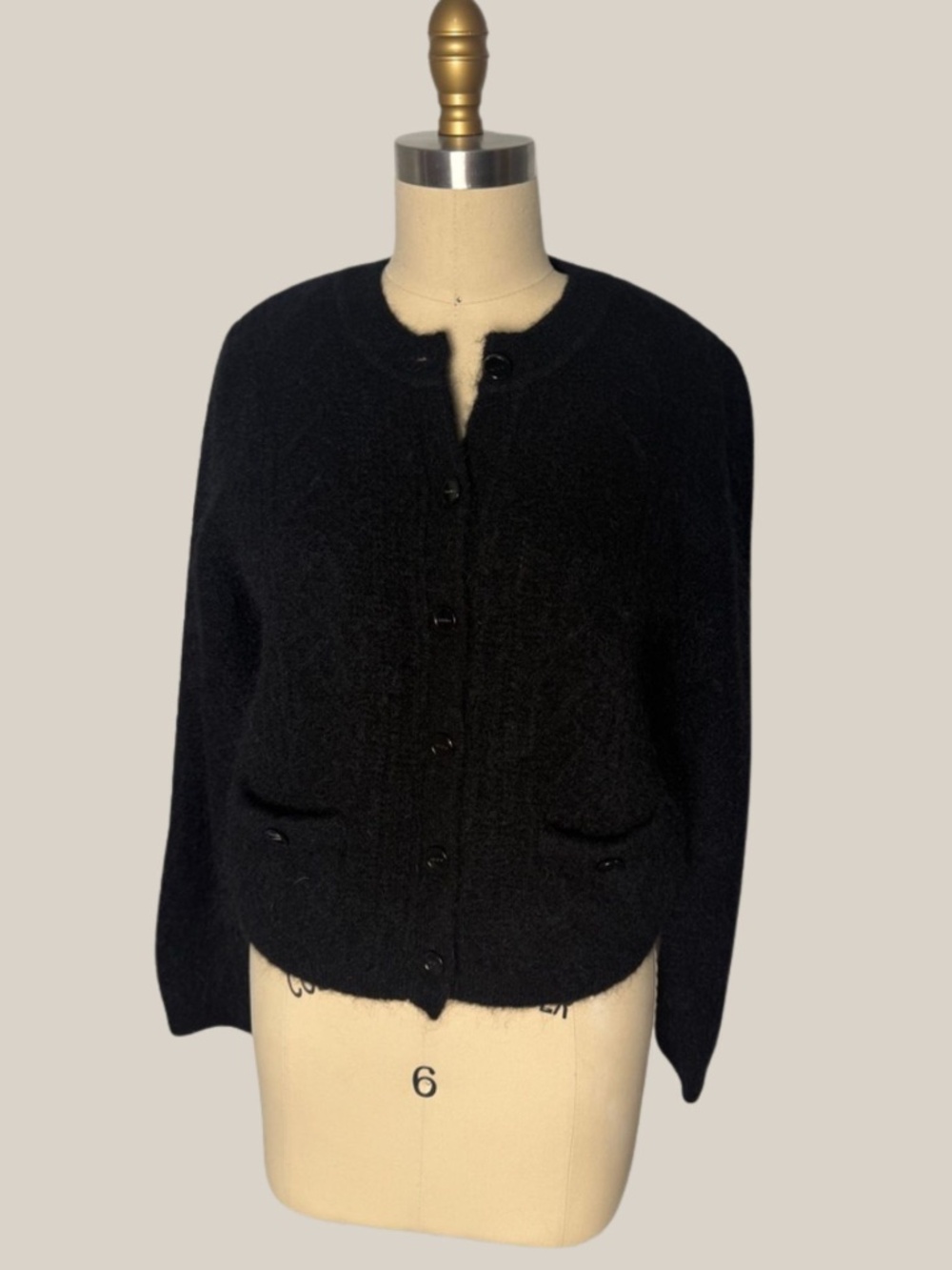 Sandro Knitted Button-Fastening Cardigan - Picture 4 of 5